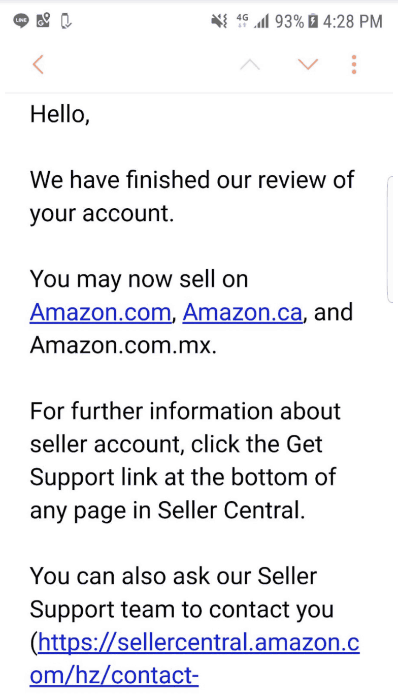 amazon seller ready to sell